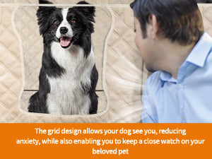 Bark Lover 5-in-1 Convertible Dog Car Seat Cover – Waterproof Hammock & Bench Protector for Cars, SUVs & Trucks and Multiple Pockets