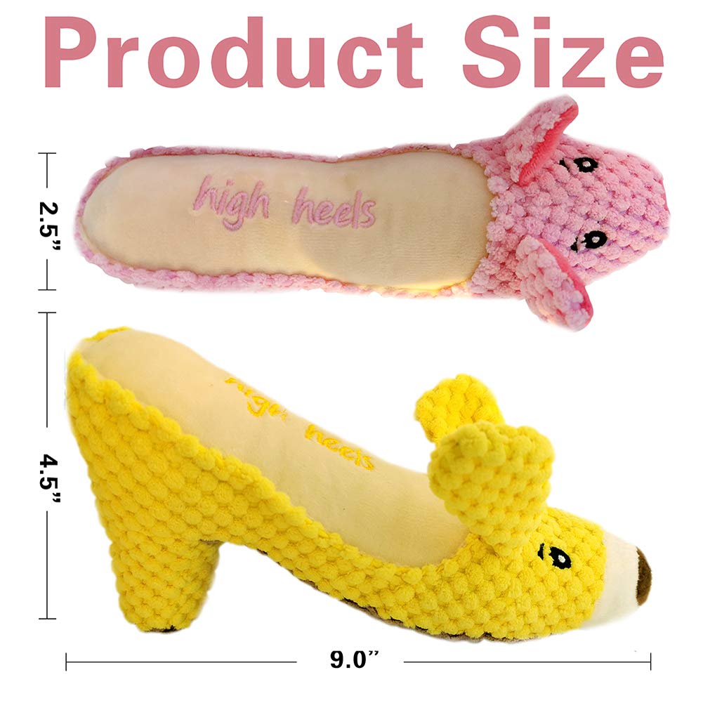 Bark Lover Plush Dog Toys, Interactive Squeaky Toy for All Dogs, Small, Medium or Large, Durable Stuffed Dog Toys with Squeaker, Teeth Cleaning for Your Dog