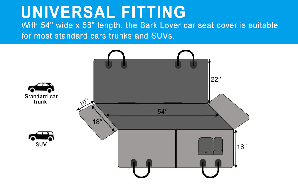Dog Hammock Car Seat Cover – Lightweight & Waterproof | Clearance