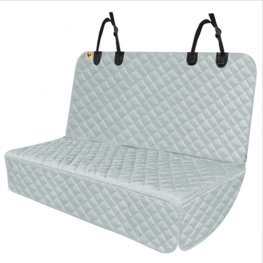 Bark Lover Waterproof Dog Car Seat Cover for Back Seat– Bench Style (Standard)