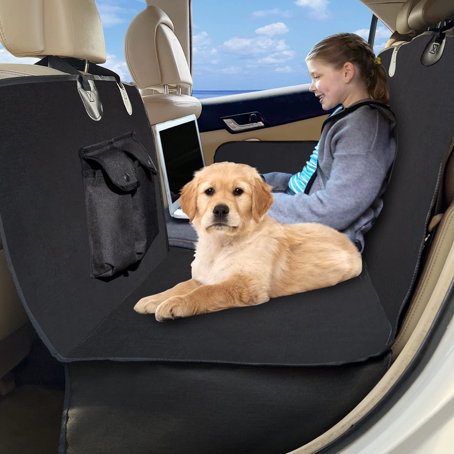 Dog Hammock Car Seat Cover – Lightweight & Waterproof | Clearance